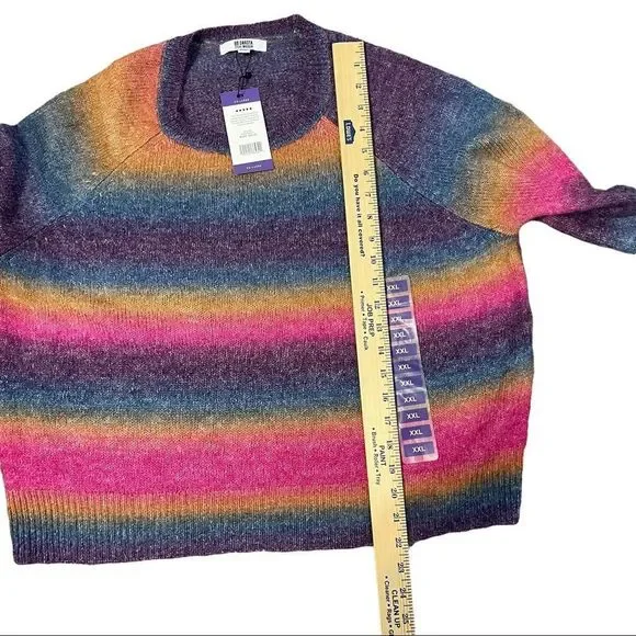 BB Dakota by Steve Madden Ombre Sweater  Pink  Women's Sz  XXL NWT MSPR $89 - Picture 9 of 10